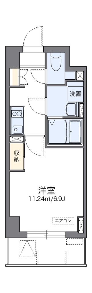 レオネクストウィスタリアⅢ 503号室 間取り