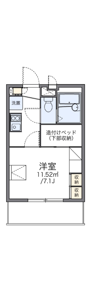 レオパレス大岡壱番館 202号室 間取り