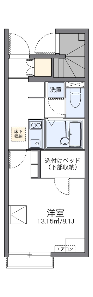 レオネクスト健 103号室 間取り