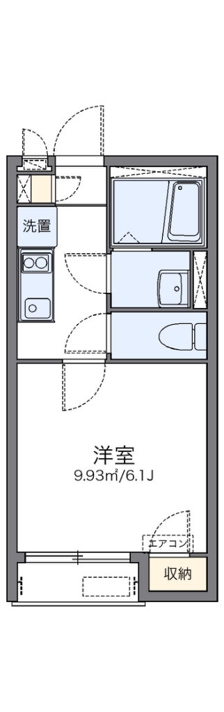 レオネクスト三艘 205号室 間取り