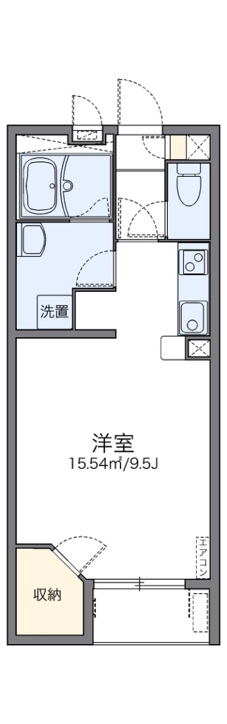 レオネクストコスモスⅡ 205号室 間取り