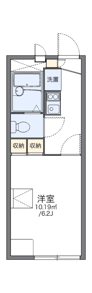 レオパレスカメリア五番館 105号室 間取り