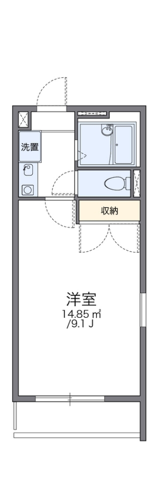 レオパレス湘南２１ 206号室 間取り