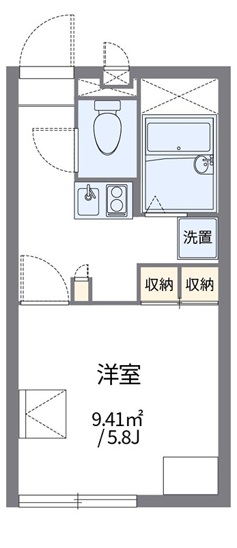 シャトーレ　雅 101号室 間取り
