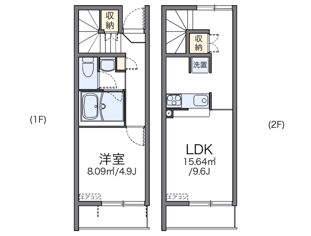 レオネクストコンフォート安行原 105号室 間取り