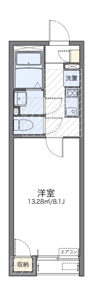 レオネクストグランツ　ハイツ 103号室 間取り
