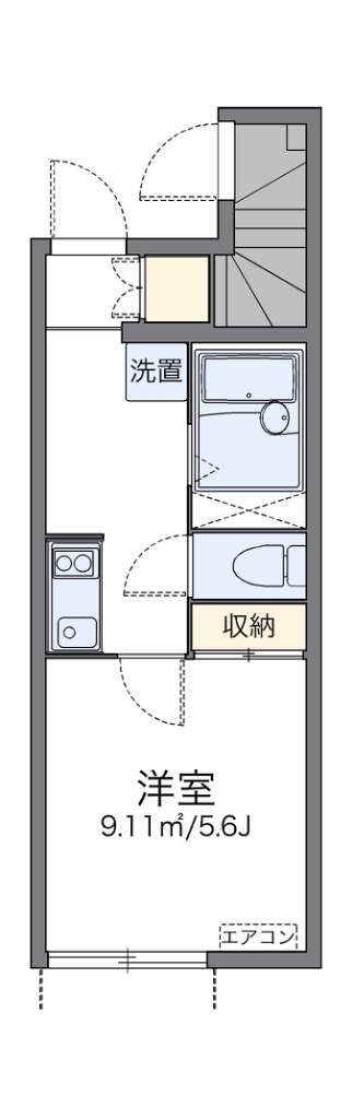 レオネクストエールⅢ 103号室 間取り