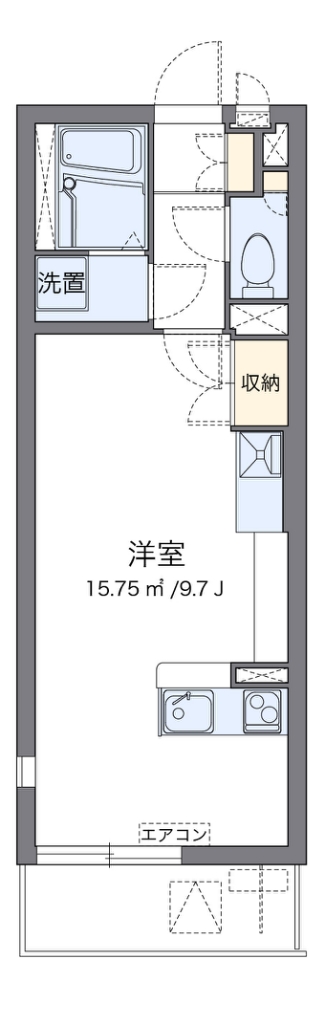ミランダヴィーブルⅣ 101号室 間取り