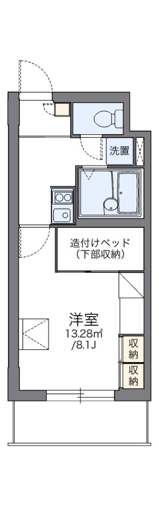 レオパレスウィステリア２ 間取り図