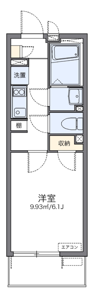 レオネクストルナ大宮 103号室 間取り