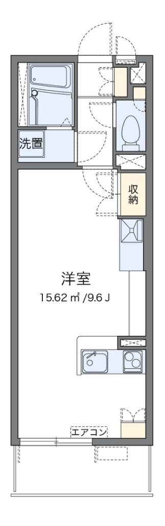 レオネクストレーヴ 103号室 間取り