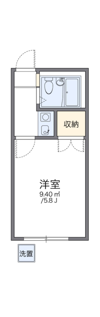 レオパレス亀有第３ 105号室 間取り