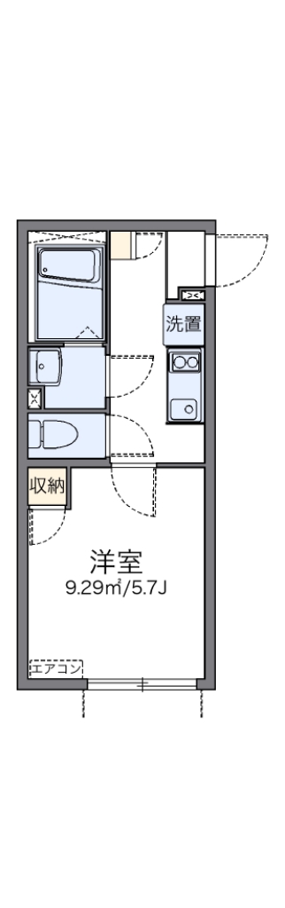 レオネクストグランツ　ハイツⅡ 104号室 間取り