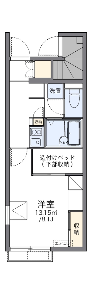 レオパレスプレジール町田 101号室 間取り