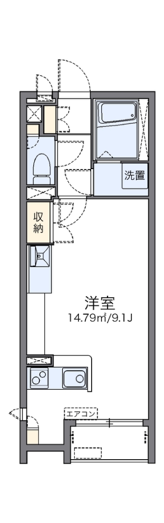 レオネクストシャルマン明花 203号室 間取り