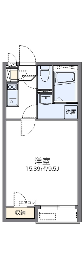 レオネクストハイツあおば 104号室 間取り