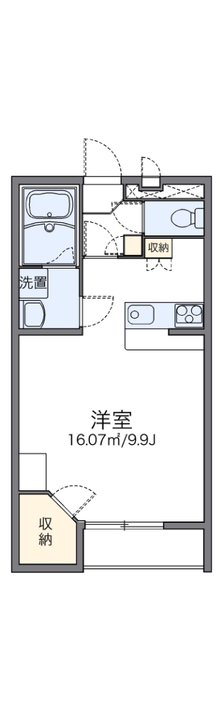 レオパレス鎌倉台Ⅱ 204号室 間取り