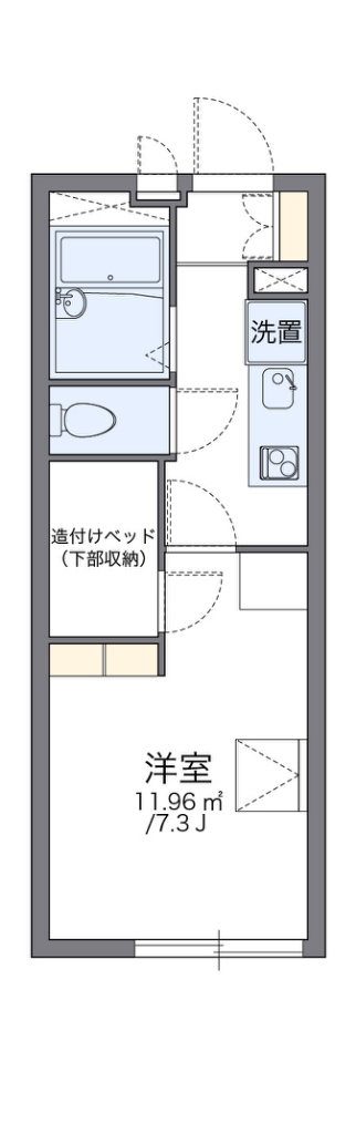 レオパレスＫＯＴＯＥ 306号室 間取り