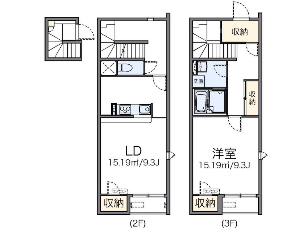 レオネクストＭグラティア 201号室 間取り
