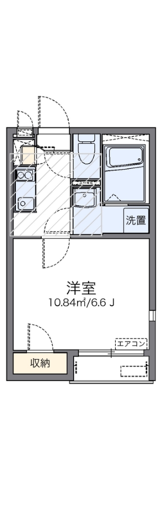 レオネクストＣＨＡＣＨＡ 101号室 間取り