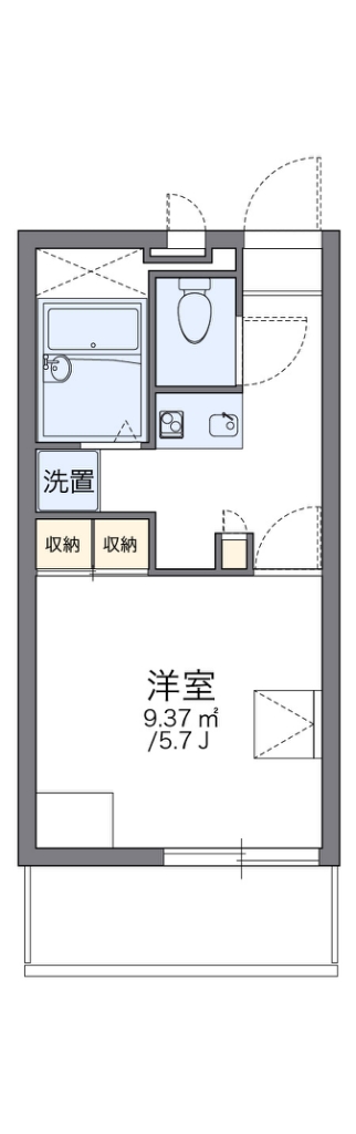 レオパレスエスペランサ分梅 203号室 間取り