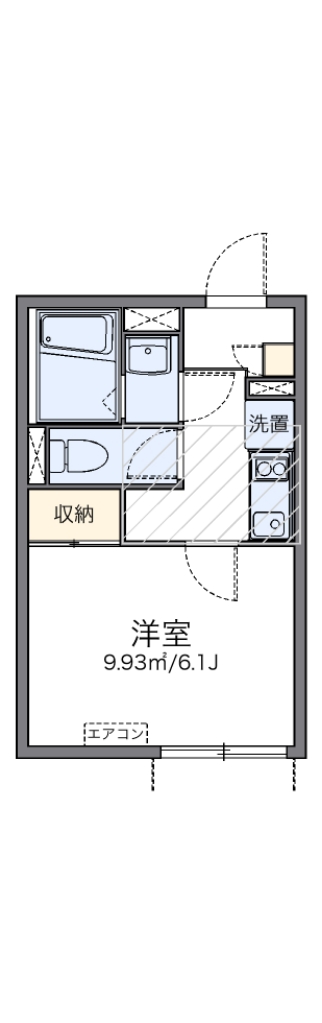 レオネクストボヌール 202号室 間取り