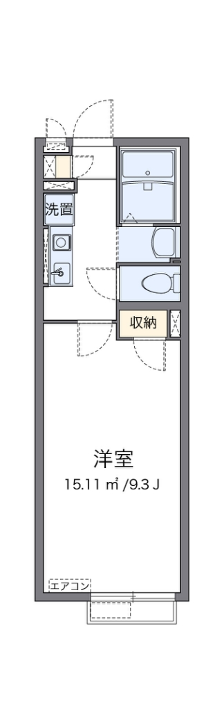 ヴィアロ堀切レジデンス 208号室 間取り