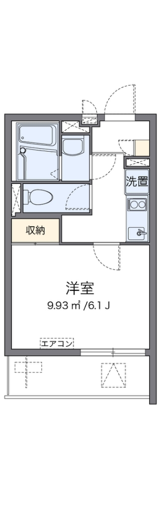 クレイノ大森町 103号室 間取り