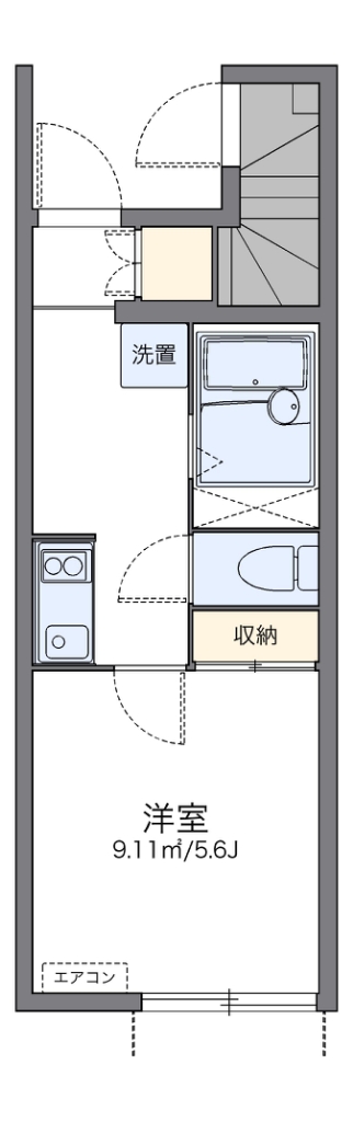 レオネクストはなみずき 103号室 間取り