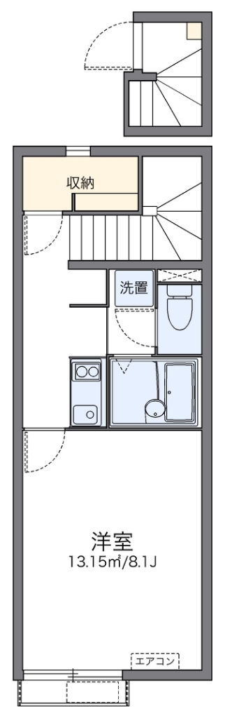 レオネクストヴィラドステラⅤ 207号室 間取り