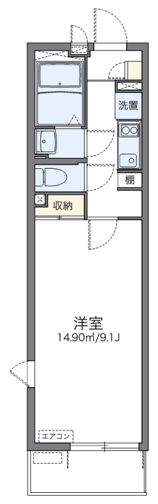 レオネクストトキワ 401号室 間取り