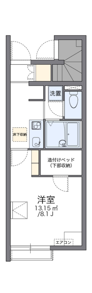 レオネクストショコラ 109号室 間取り