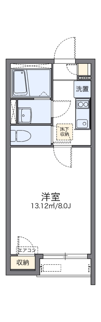レオネクストＥＮＯ 102号室 間取り
