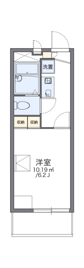 レオパレスＥＬＡＮⅡ 202号室 間取り