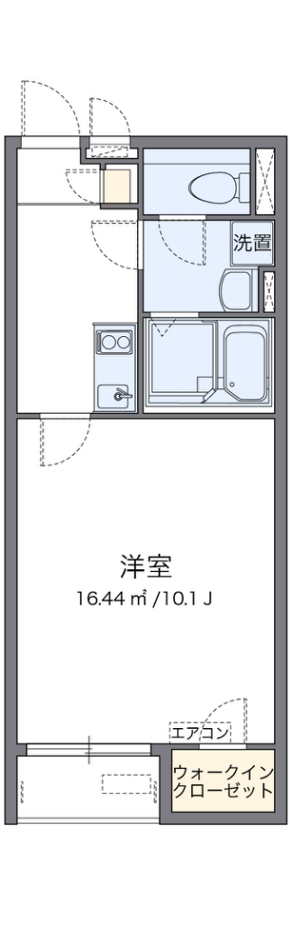 クレイノＭ　アルカンシェル 111号室 間取り