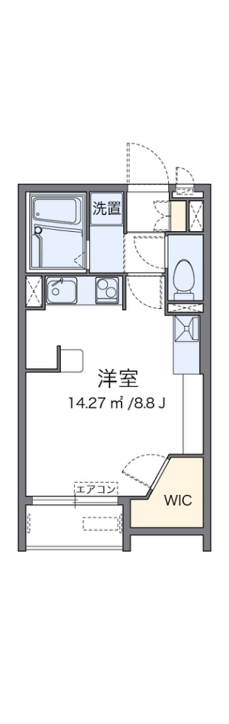 レオネクスト日向根 103号室 間取り