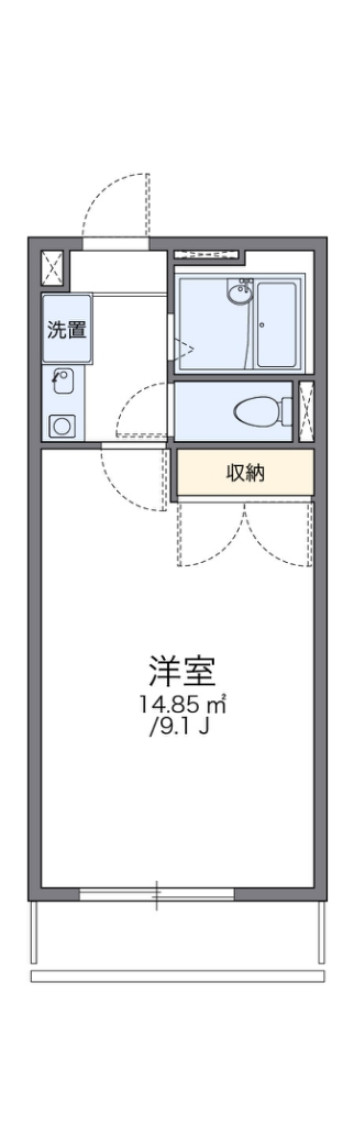 レオパレス湘南２１ 102号室 間取り