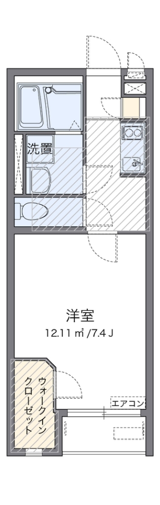 レオネクストコーポ　地純 105号室 間取り