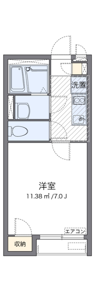 クレイノマ　メゾン相模原 103号室 間取り