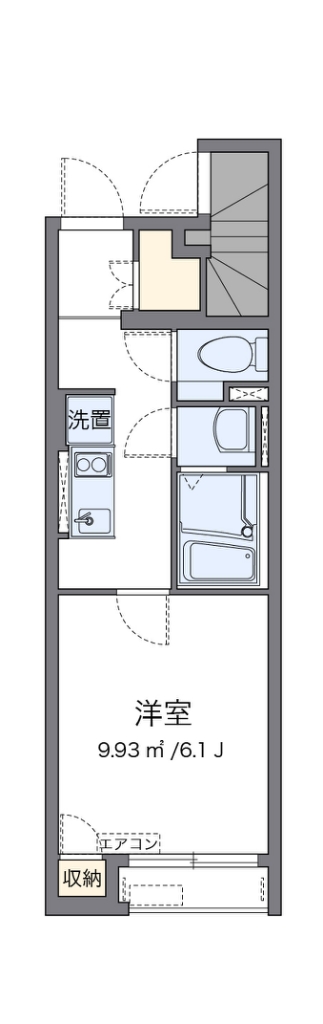 クレイノコトブキ 102号室 間取り