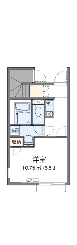 クレイノ花水木 103号室 間取り