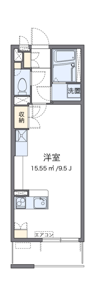 レオネクストひだまりⅡ 102号室 間取り