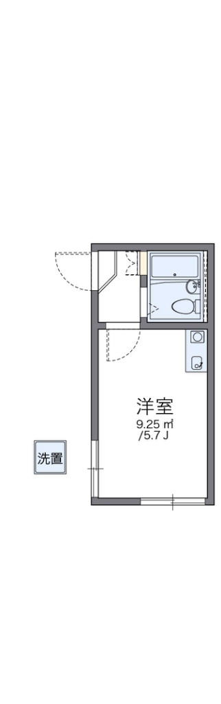 レオパレス大宮第１ 105号室 間取り