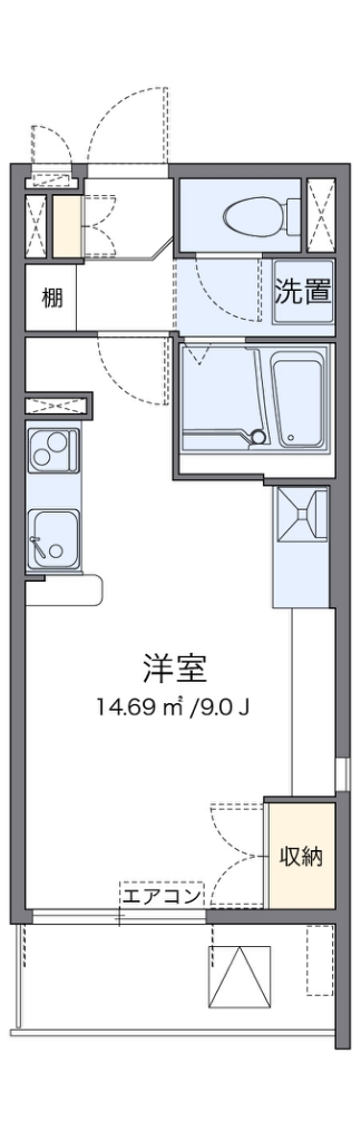 ミランダばうレジデンス湘南 301号室 間取り