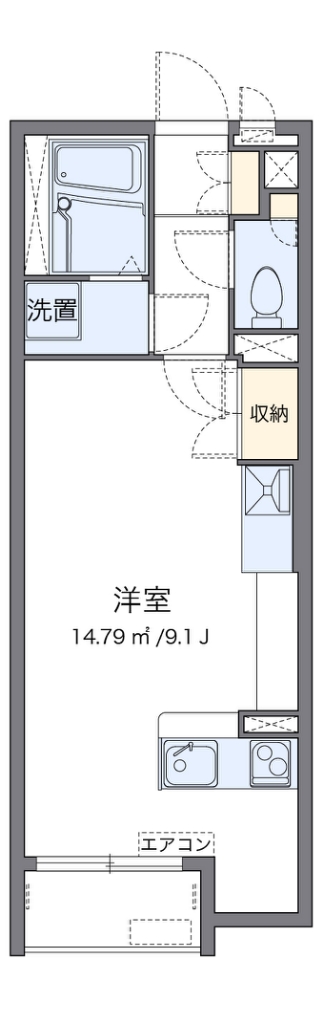 ミランダほほえみ 206号室 間取り