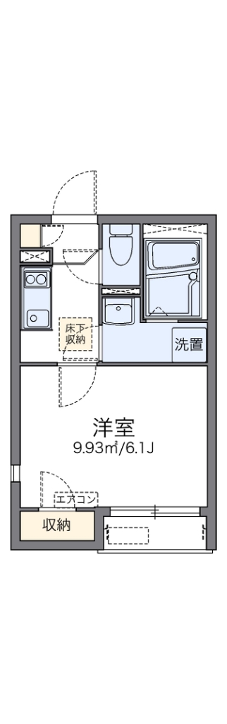 レオネクストヴァンベールⅢ 101号室 間取り