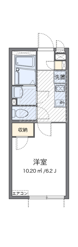 レオネクストルーチェ 101号室 間取り