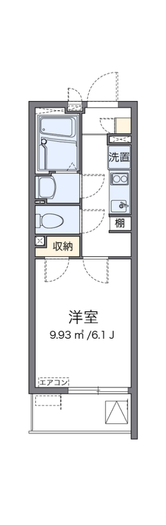 クレイノＪＯＹ　ＦＯＲＥＳＴ 303号室 間取り