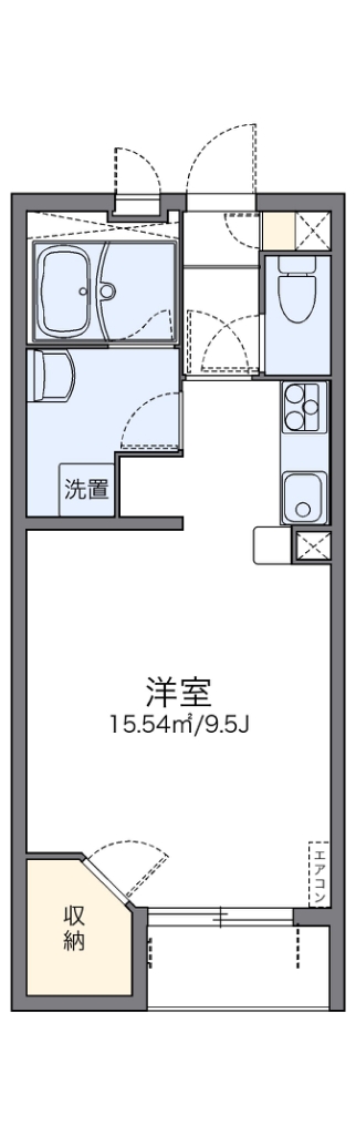 レオネクストパティオⅡ 207号室 間取り