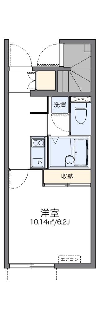 レオネクスト岩澤 103号室 間取り